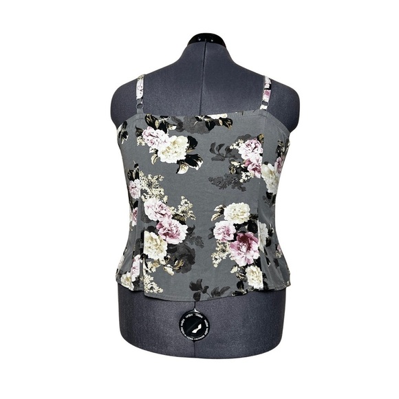 Torrid Fit And Flare Stretch Challis Button-Front Cami (Size 2) - Picture 3 of 5